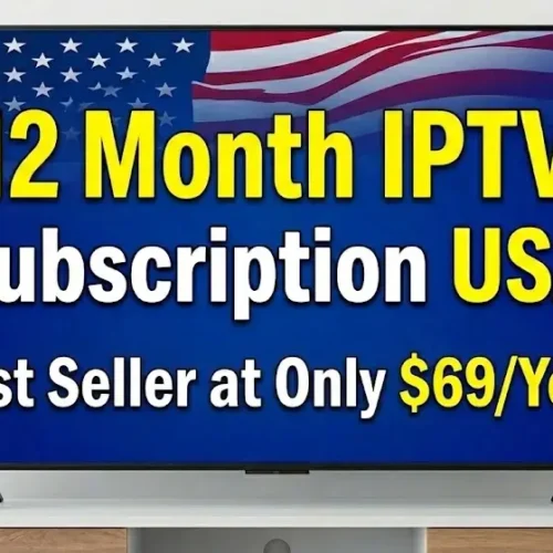 12 Month IPTV Subscription USA