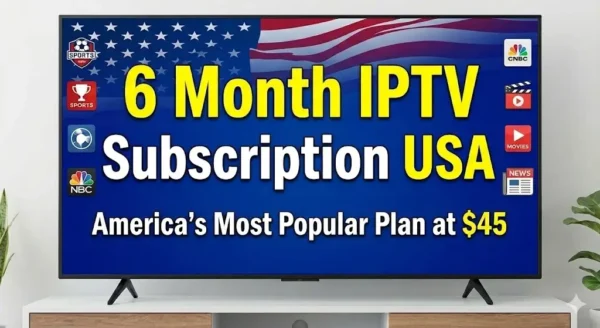6 Month IPTV Subscription USA